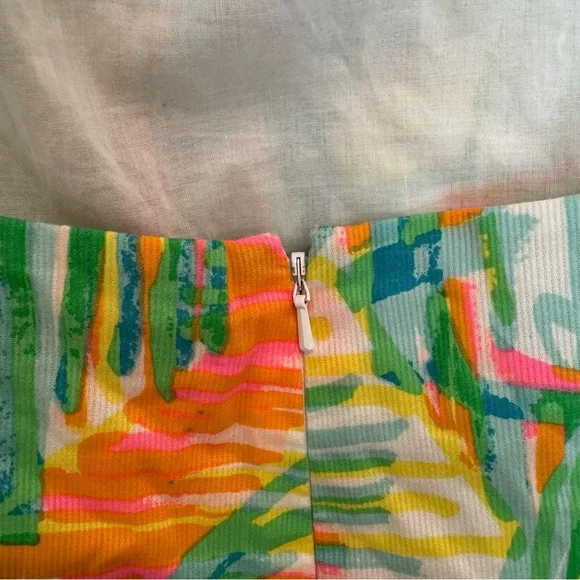Lilly Pulitzer Courtney Shift Dress - Multicolor Tropical Mini Dress - Picture 10 of 13